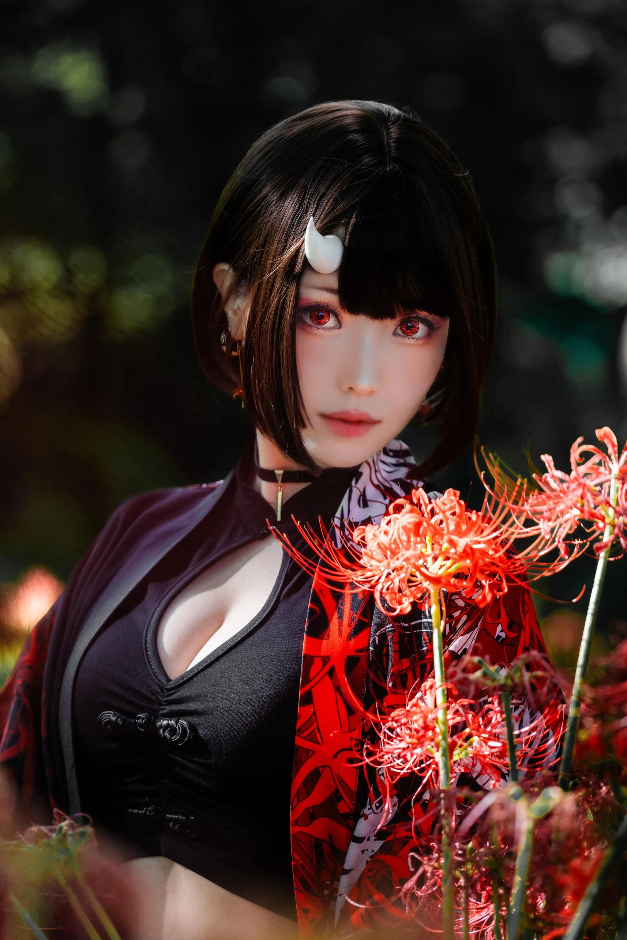 ElyEE子 – NO.129 23年10月订阅-C-Red Higanbana 殷紅彼岸 [36P]插图8